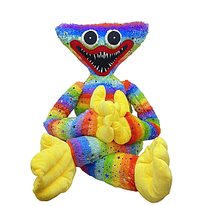 80cm Rainbow Twinkle Huggy Wuggy Stuffed Toy Plush