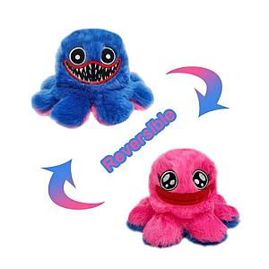 19cm Blue Pink Reversible Wuggy Huggy Plush