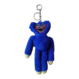 20cm Blue Huggy Wuggy Stuffed Toy Plush Keychain