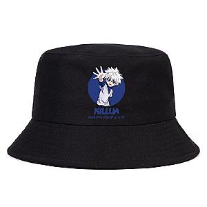 Hunter X Hunter Printed Hat - Black Hunter X Hunter Panama Bucket Hat
