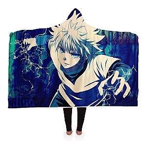 HxH Merch - Killua Zoldyck Hooded Blanket Style No.3