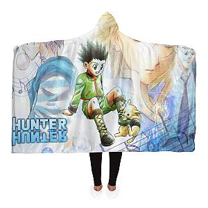 HxH Merch - Gon Freecss Hooded Blanket 3D Design