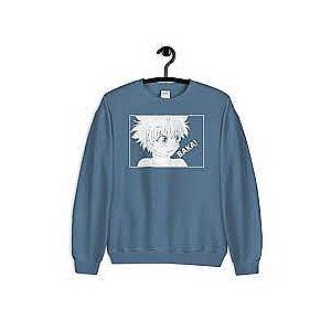 HxH Merch - Zoldyck Killua Baka Blue Sweater