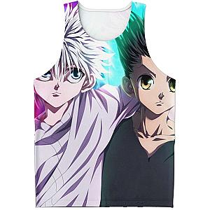 HxH Merch - Killua Zoldyck &amp; Gon Freecss Tank Top Design No.3