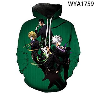 Hunter X Hunter Hoodies - 3D Anime Printed Cotton Blend Hoodie Funny