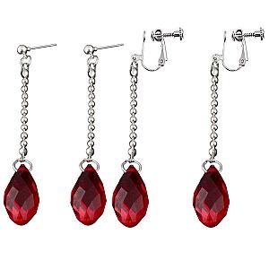 Hunter X Hunter Kurapika Cosplay Costume: Earrings/EarClip Metal Water Drop
