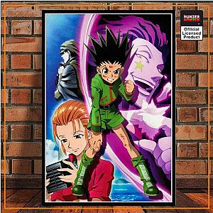HxH Poster - Hunter x Hunter Gon Freecss &amp; Hisoka Morow Classic Canvas Poster