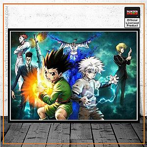 HxH Poster - Hunter x Hunter Gon Freecss Vs Killua Zoldyck Classic Canvas Poster