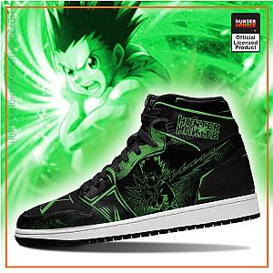 HxH Merch - Hunter X Hunter Gon Freecss Dark Jordan Sneakers