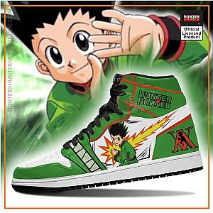 HxH Merch - Hunter X Hunter Gon Freecss Jordan Sneakers