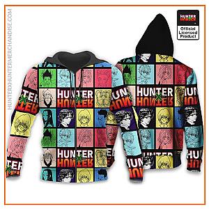 HxH Merch – HxH Character Hoodie Zipped