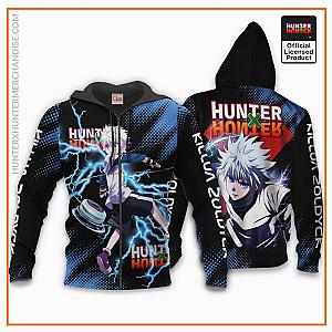 HxH Merch: Zoldyck Killua Custom Zipped Hoodie