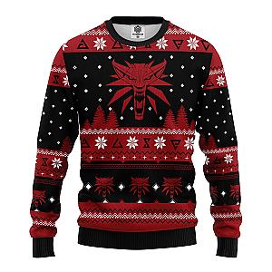 Witcher Red Ugly Christmas Sweater – Best Holiday Gift Idea