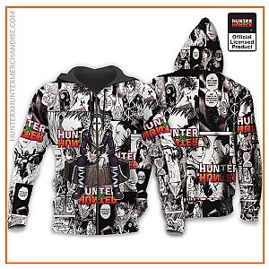 HxH Merch: Chrollo Lucilfer Manga Hoodie Zipped
