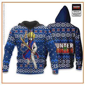 HxH Merch: Kurapika Ugly Christmas Xmas Zipped Hoodie