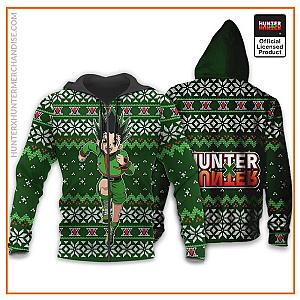 HxH Merch: Gon Freecss Ugly Christmas Zipped Hoodie