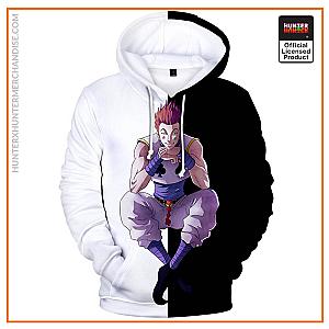 HxH Hoodie - Hisoka Morow Black-White 3D Hoodie