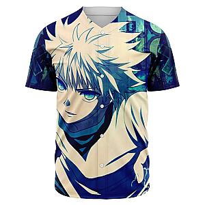 HxH Merch - Killua Zoldyck 3D Baseball Jersey Style No.3