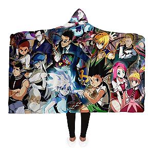 HxH Merch - Hunter X Hunter Hooded Blanket New Design No.6