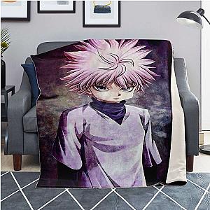 HxH Merch - Killua Zoldyck Microfleece Blanket Design No.1