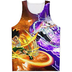 HxH Merch - Killua Zoldyck &amp; Gon Freecss Power 3D Tank Top