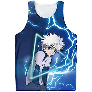 HxH Merch - Killua Zoldyck 3D Tank Top