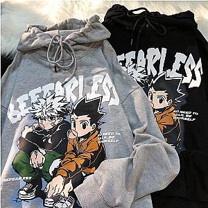 Hunter X Hunter - Killua Zoldyck Hisoka 90s Cotton Blend Hoodie