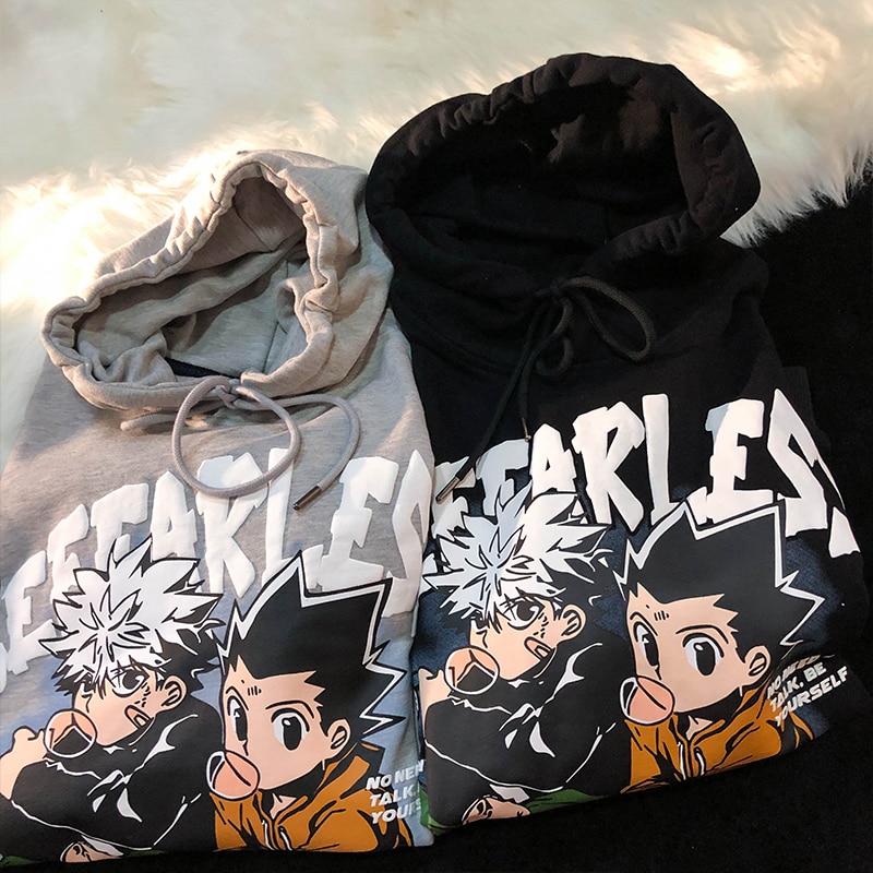 Hunter X Hunter - Killua Zoldyck Hisoka 90s Cotton Blend Hoodie