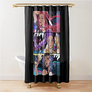 Huntrix Kpop Demon Hunters Shower Curtain