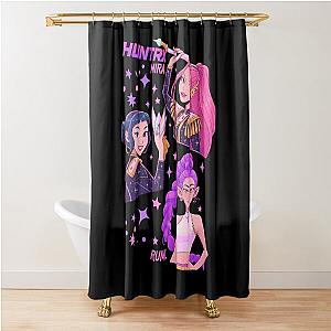 Huntrix Girls Kpop Demon Hunters Vintage Huntrix Kpop Huntrix Rumi Mira Kpop Huntrix Shower Curtain