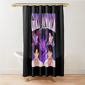Huntrix Girls Kpop Demon Hunters Vintage Huntrix Rumi Zoey Mira Kpop Huntrix Shower Curtain