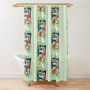 Zoey Hamburger Ramen Cup Noodle K-POP Demon Hunters Huntrix Shower Curtain