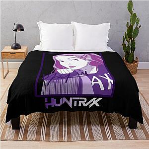 Look Autograph Huntrix Kpop Demon Hunters Throw Blanket
