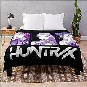HUNTRIX - Ver 3 - Kpop Demon Hunters - Mira, Rumi & Zoey Throw Blanket