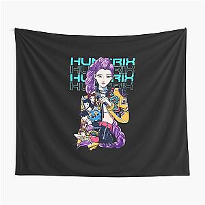 Huntrix Power Squad Demon Hunters Tapestry