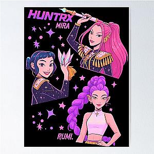 Kpop Demon Hunters, Huntrix, Vintage, Z Mira, Kpop Poster