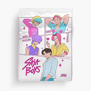 Huntrix Girls, Kpop Demon Hunters, Vintage, Rumi Zoey Mira, Kpop Huntrix Duvet Cover