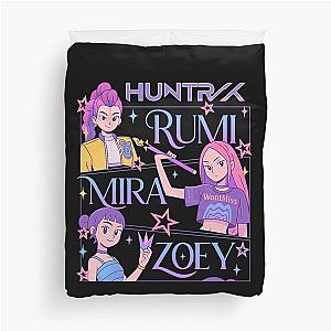 Kpop Demon Hunters, Rumi Zoey Mira, Kpop Huntrix Duvet Cover