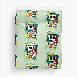Zoey Hamburger Ramen Cup Noodle - K-Pop Demon Hunters - Huntrix Duvet Cover