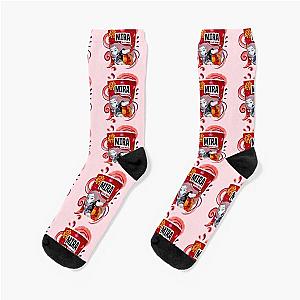 Mira Spice Queen Ramen Cup Noodle K-POP DEMON HUNTERS Huntrix Socks