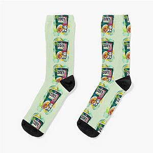 Zoey Hamburger Ramen Cup Noodle K-POP Demon Hunters Huntrix Socks