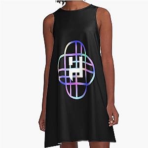 HUNTRX Logo 2 Kpop Demon Hunters A-Line Dress