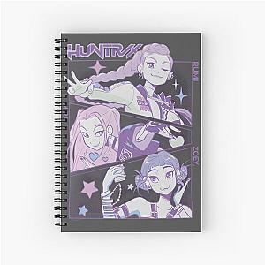 Huntrix K-Pop Demon Hunter - Rumi, Mika and Zoey Spiral Notebook