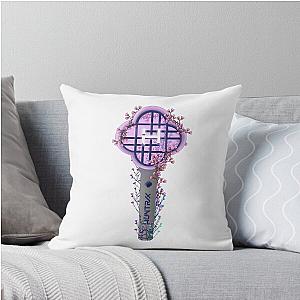 Huntrix Floral Lightstick Kpop Demon Hunters Throw Pillow