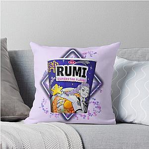Rumi Superstar Flavor Ramen Cup Noodle K-POP Demon Hunters Huntrix Throw Pillow
