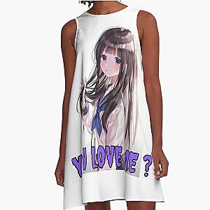 Anime Hyouka Chitanda A-Line Dress