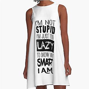 Hyouka Quote Black A-Line Dress