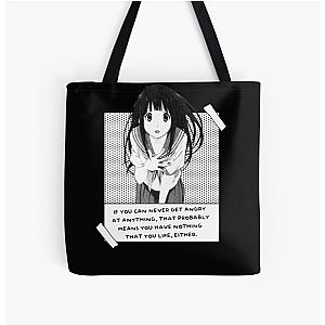 Hyouka - Eru Chitanda Quote Tote Bag