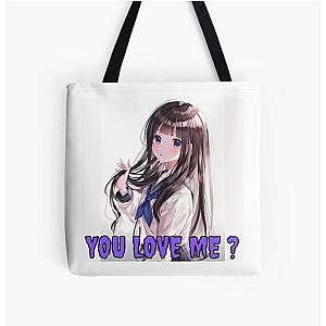 Anime Hyouka Chitanda All Over Print Tote Bag