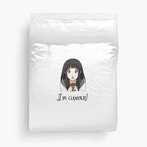 Hyouka Anime Manga Chitanda Eru I'm Curious Duvet Cover